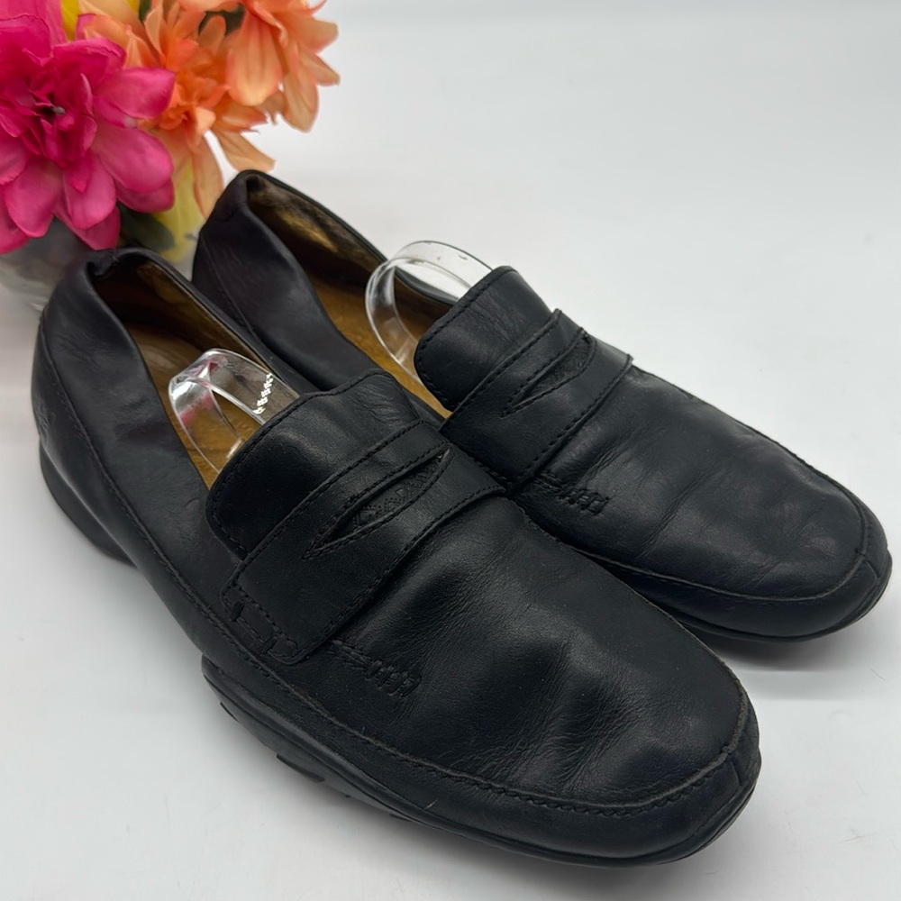 Timberland Black Leather Penny Loafer Size 11 MS7310